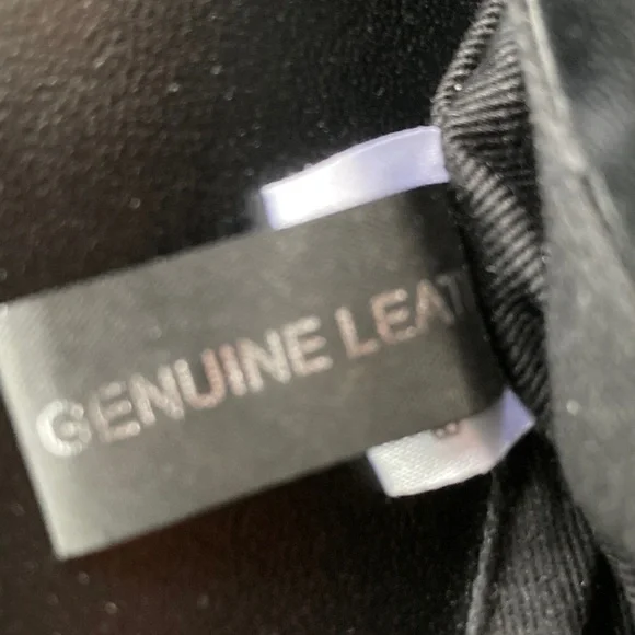 Women’s Ann Taylor Loft Leather Tote Bag Black - Picture 6 of 6